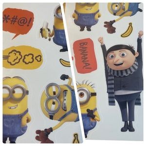 Minion Rise of the Gru wall decals